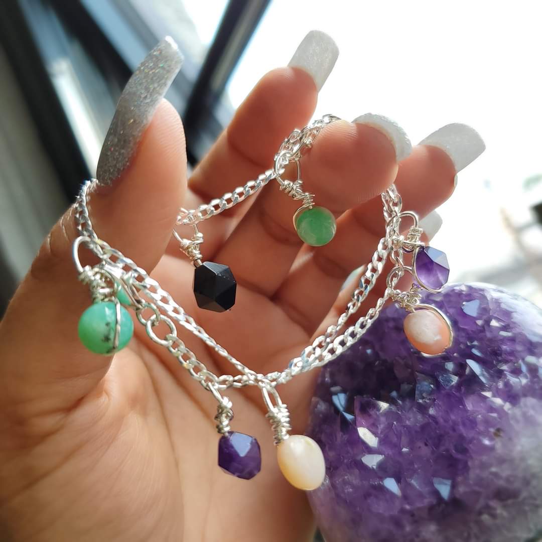 Crystal Energy Anklets🧚🏾‍♀️